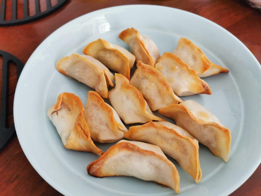 烤箱版煎饺（烤饺子🥟）      by wqy