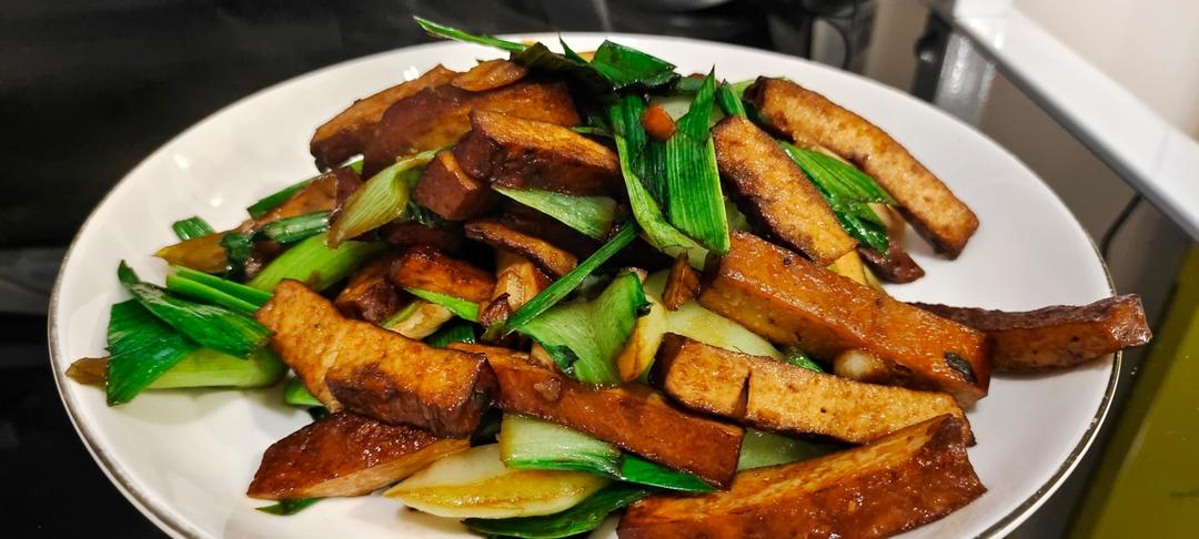 青椒炒豆干