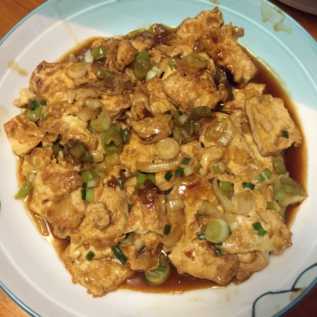 蚝油嫩豆腐