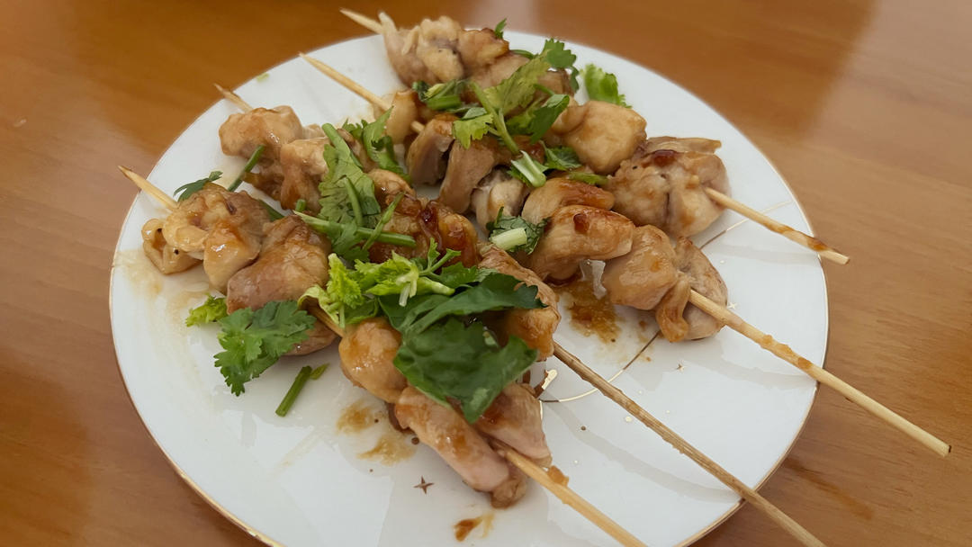 日剧里居酒屋必点菜，在家里做超级简单~和风鸡肉串