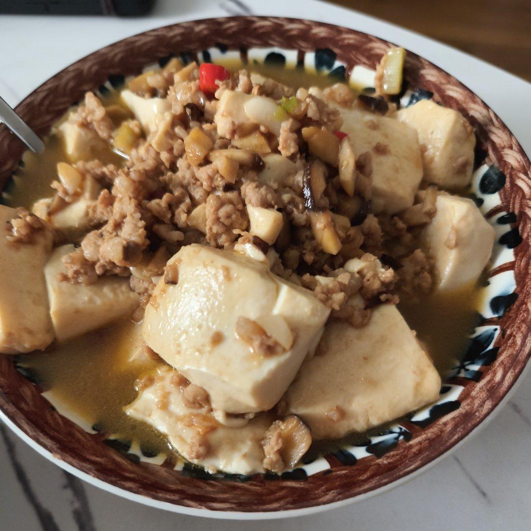 肉末嫩豆腐｜嫩滑口感爽口！这道快手菜超级下饭！！（减脂少油版）
