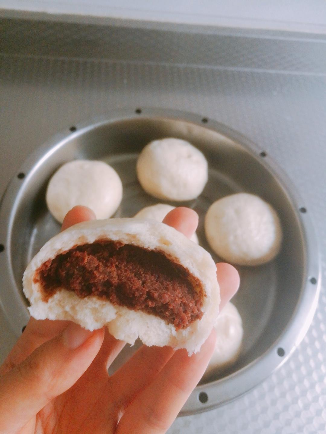 可劲折腾的孙小雅做的豆沙包