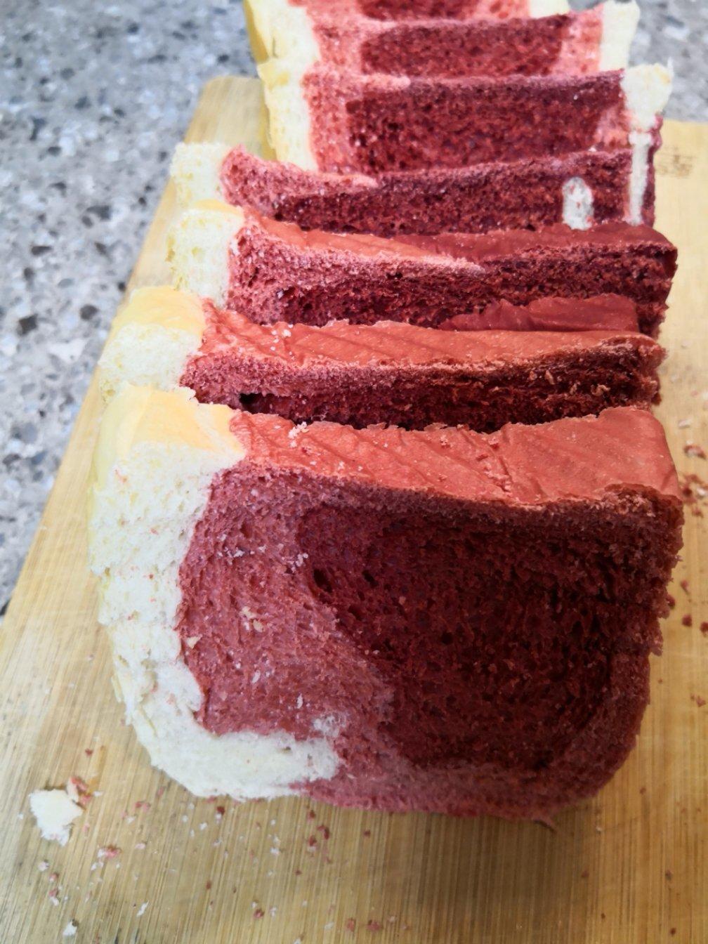 少女心的渐变吐司