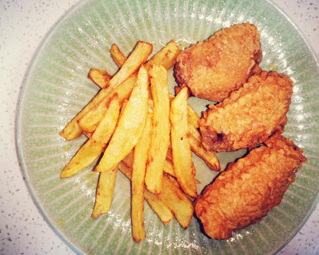炸鸡薯条