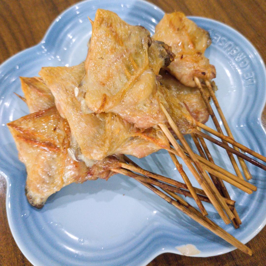 日式盐烤鸡翅（居酒屋烧鸟店最爱）烤鸡翅