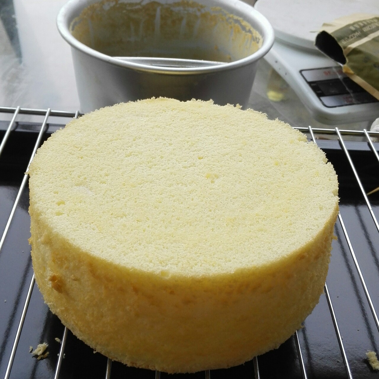 6寸原味戚风蛋糕