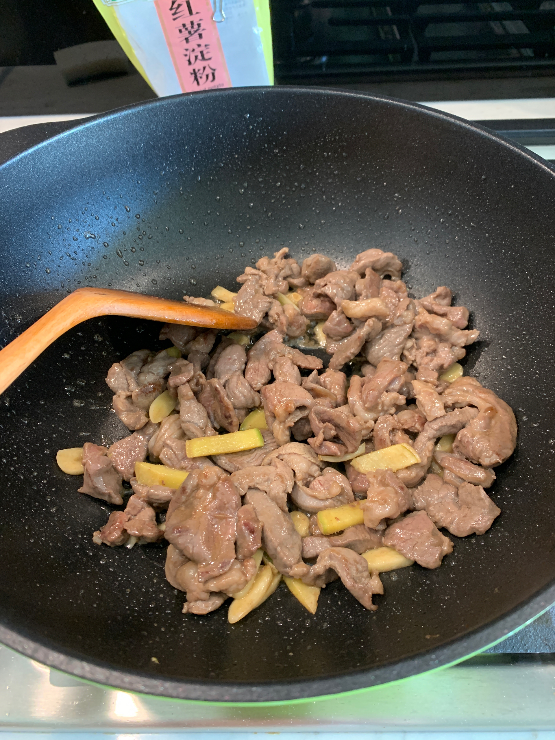 韭菜炒羊肉的做法 步骤8