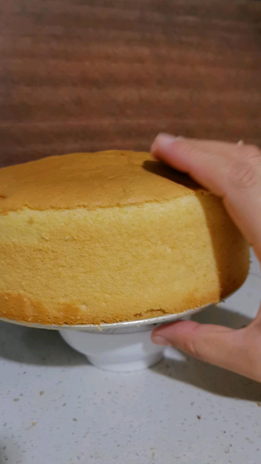 视频菜谱:原味戚风蛋糕8寸戚风蛋糕不裂