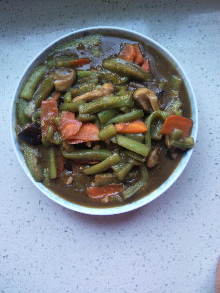 香菇炒丝瓜 超级好吃