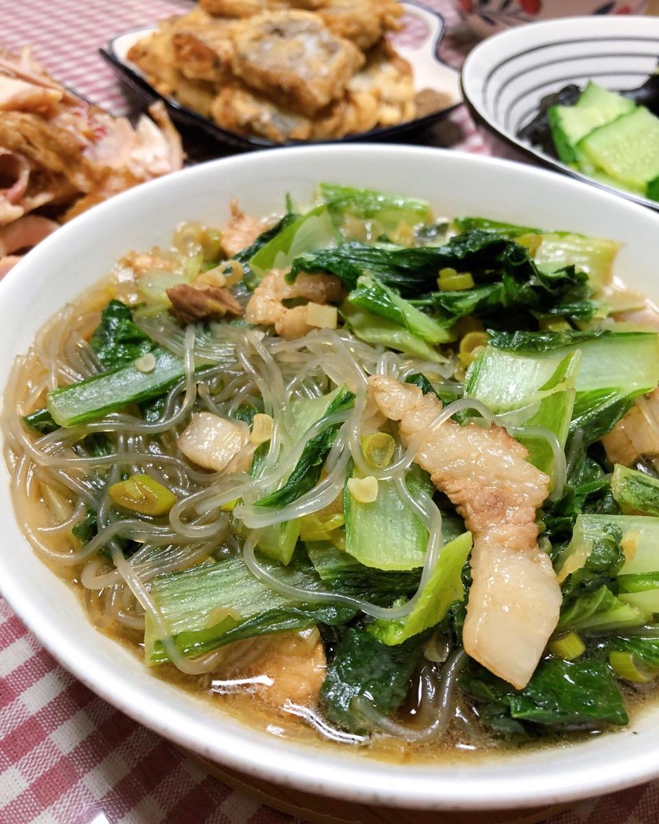 小白菜炖粉条