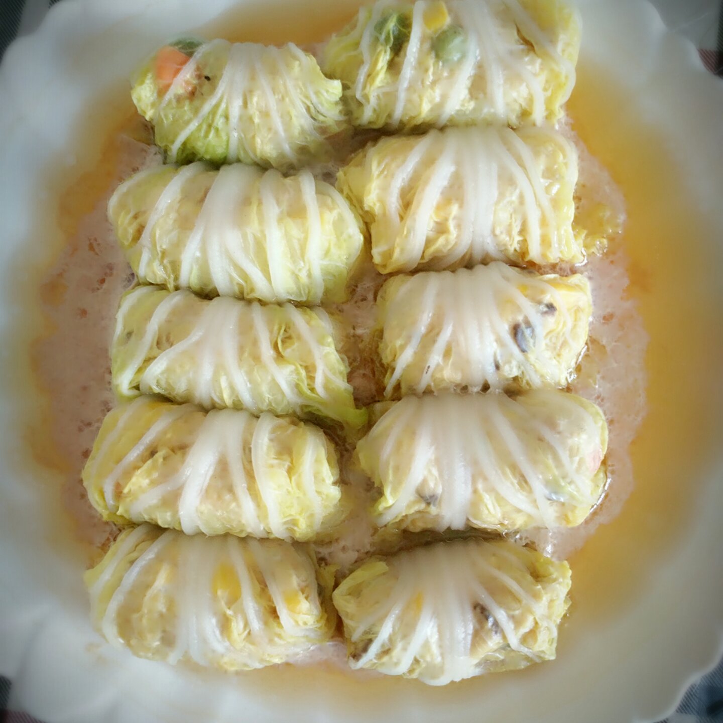 白菜肉糜卷