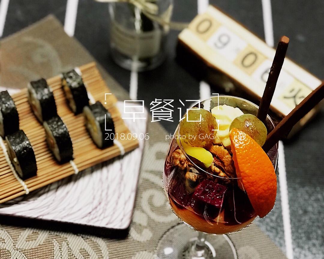 果冻水果杯