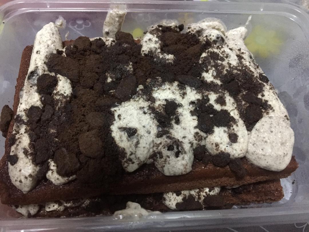 低糖不腻的奥利奥咸奶油蛋糕盒子