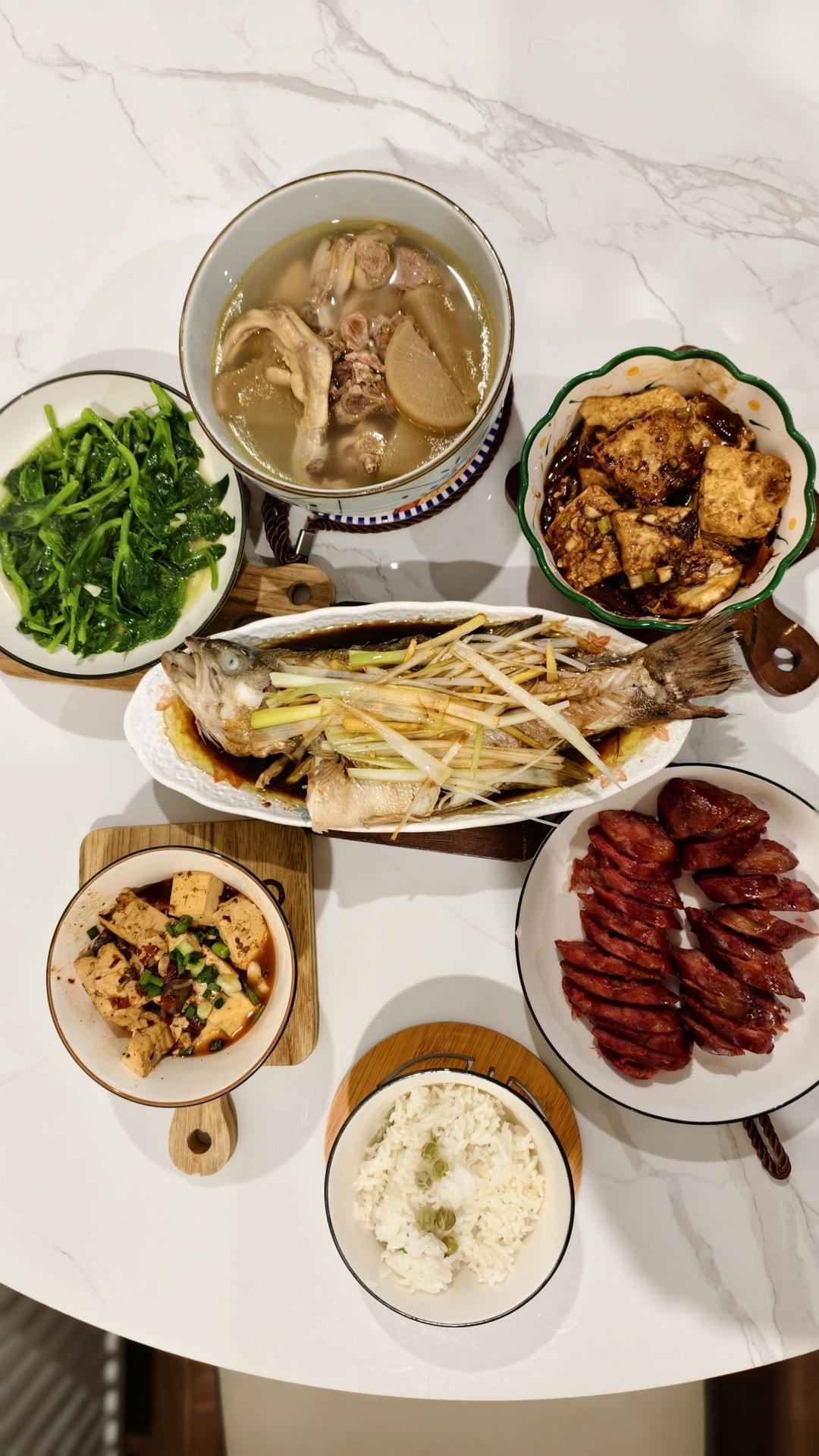 清蒸鱼（桂鱼、鲈鱼、多宝、鳊鱼均适用）