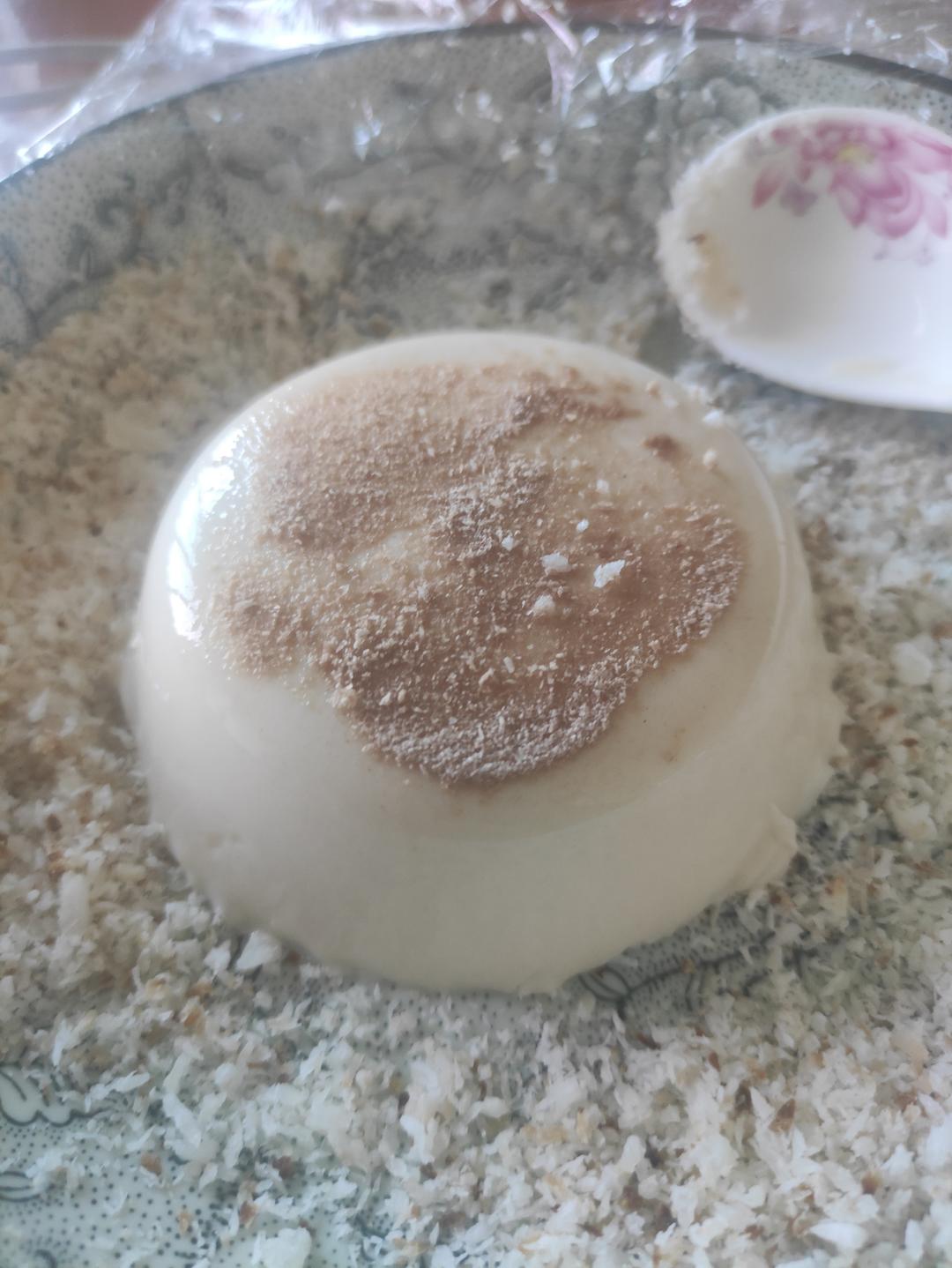 免烤箱❗搅一搅就成功的抹茶奶冻😋