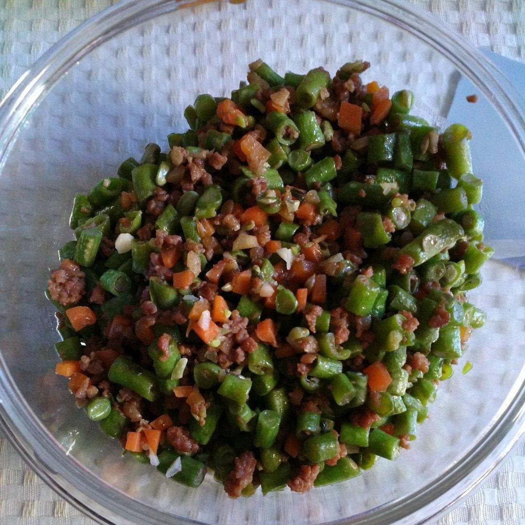 肉沫豆角下饭菜