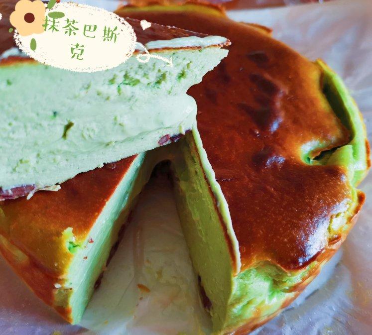 流心抹茶巴斯克芝士蛋糕