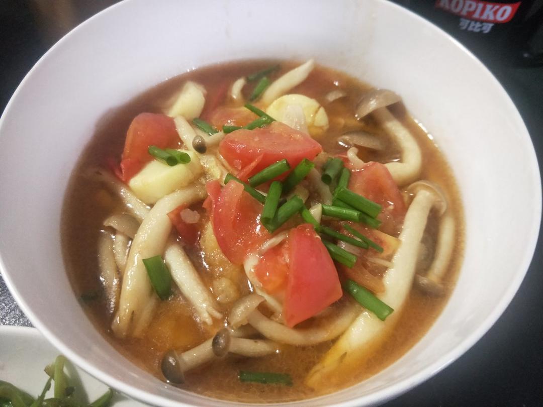 金针菇烧日本豆腐