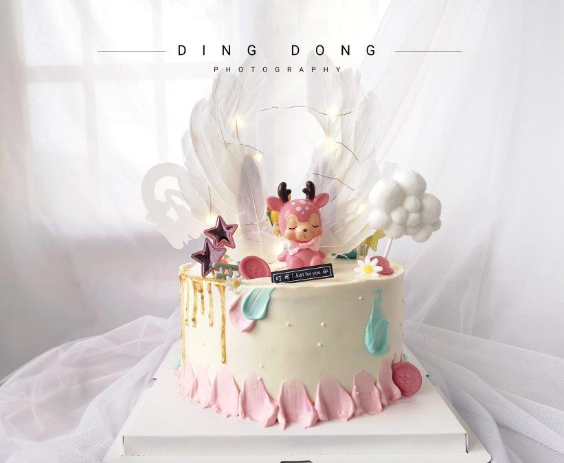 8寸加高戚风蛋糕（多图解析蛋糕是否熟透）