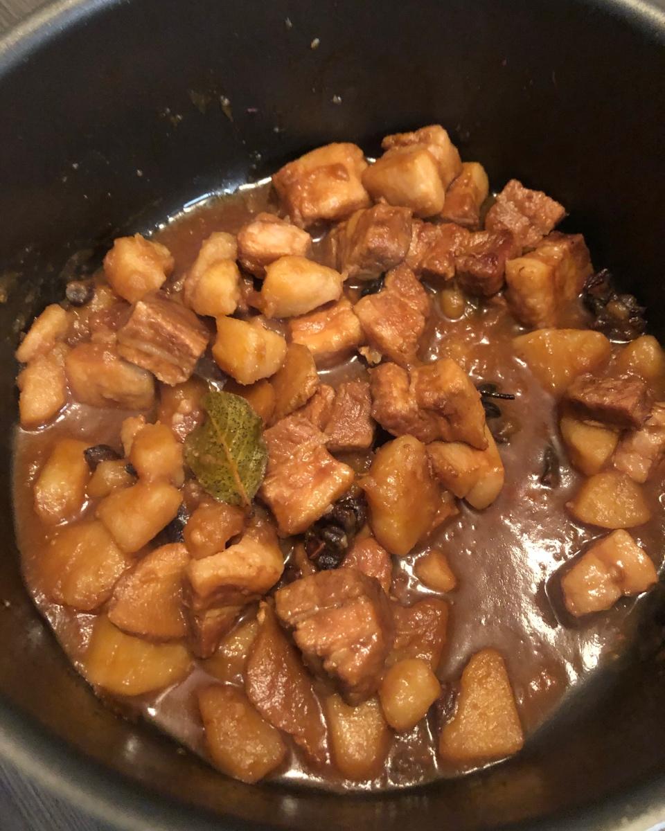 不油腻的土豆红烧肉