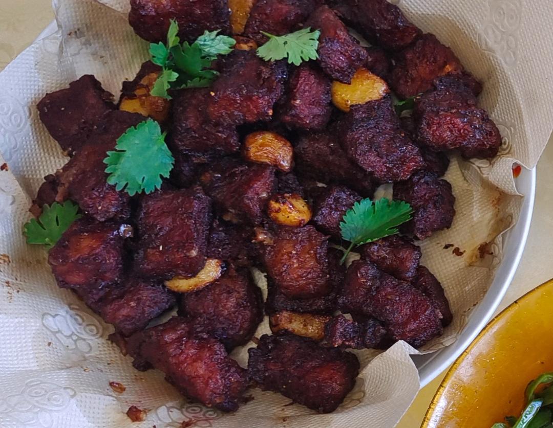 黑蒜子牛肉粒-津门秘方-家庭制作详细版