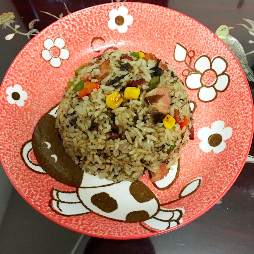 模仿必胜客之欧式培根炒饭