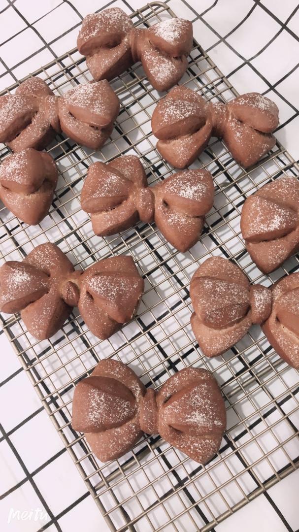 🎀新手友好—老阿姨的少女心蝴蝶结面包（多图详细）