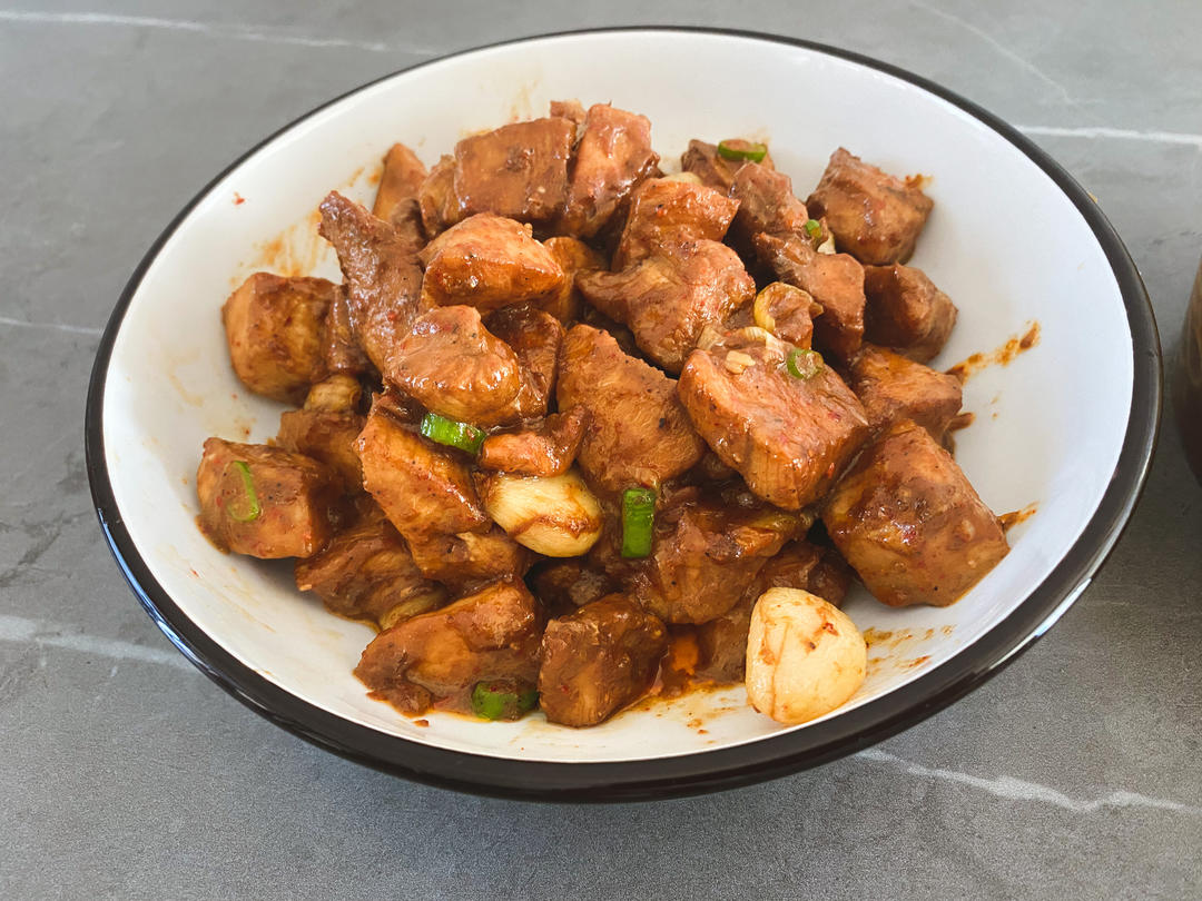 孜然蒜香鸡胸肉
