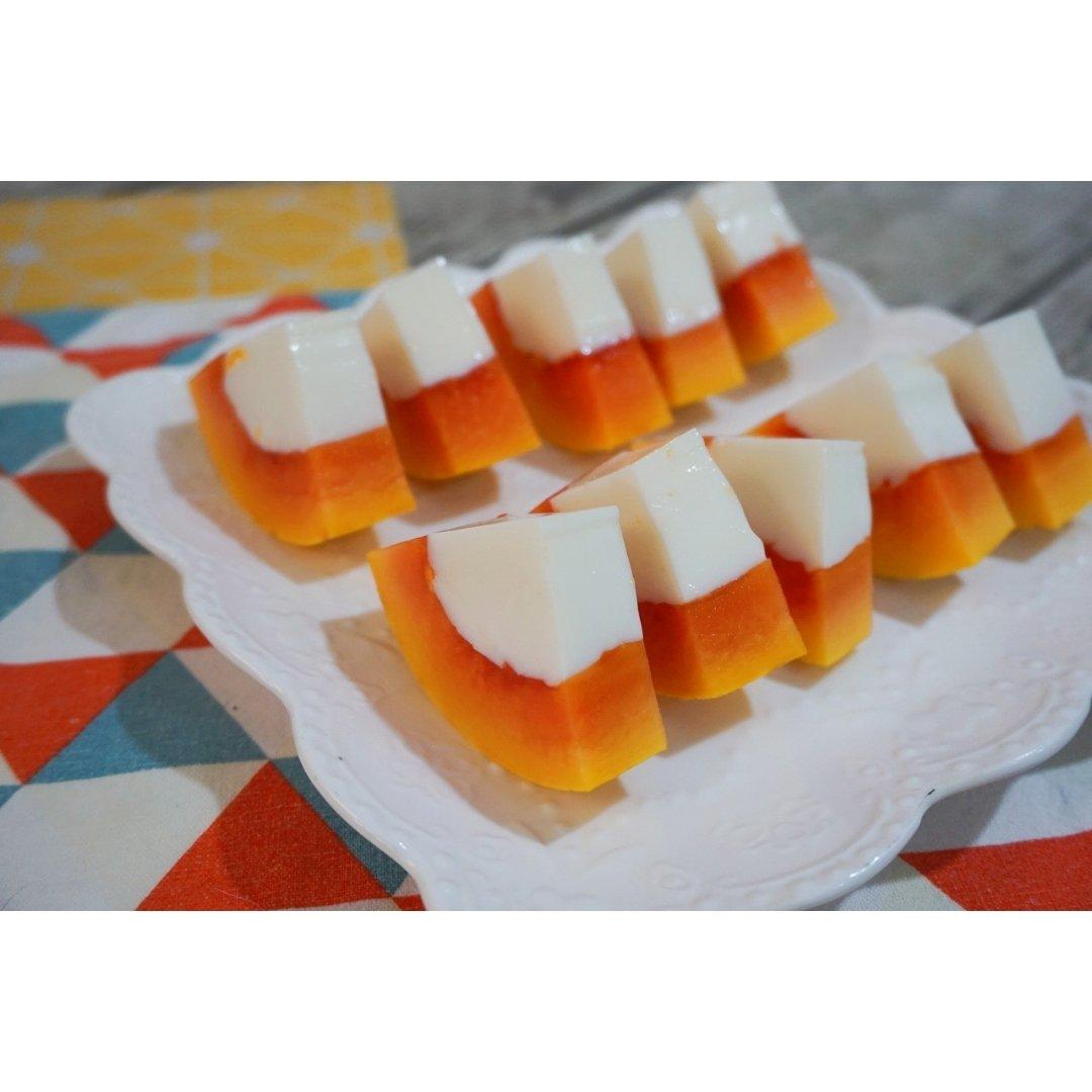 牛奶木瓜冻