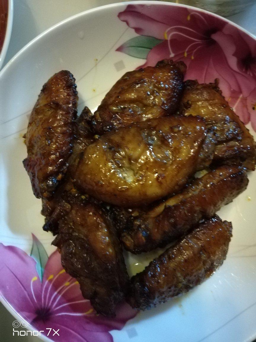蜜汁蒜香烤鸡翅