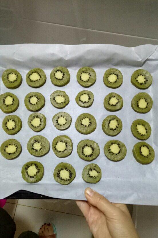 抹茶猕猴桃黄油饼干