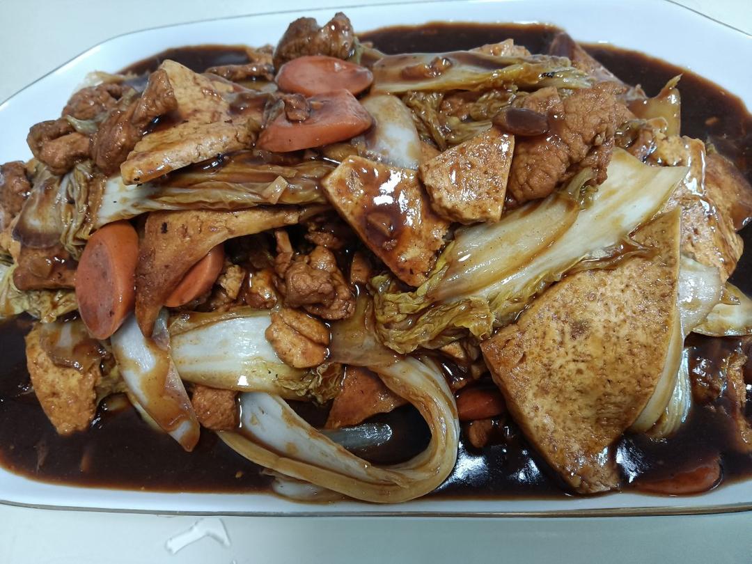 暖乎乎的娃娃菜烧豆腐，最适合转凉的天暖胃