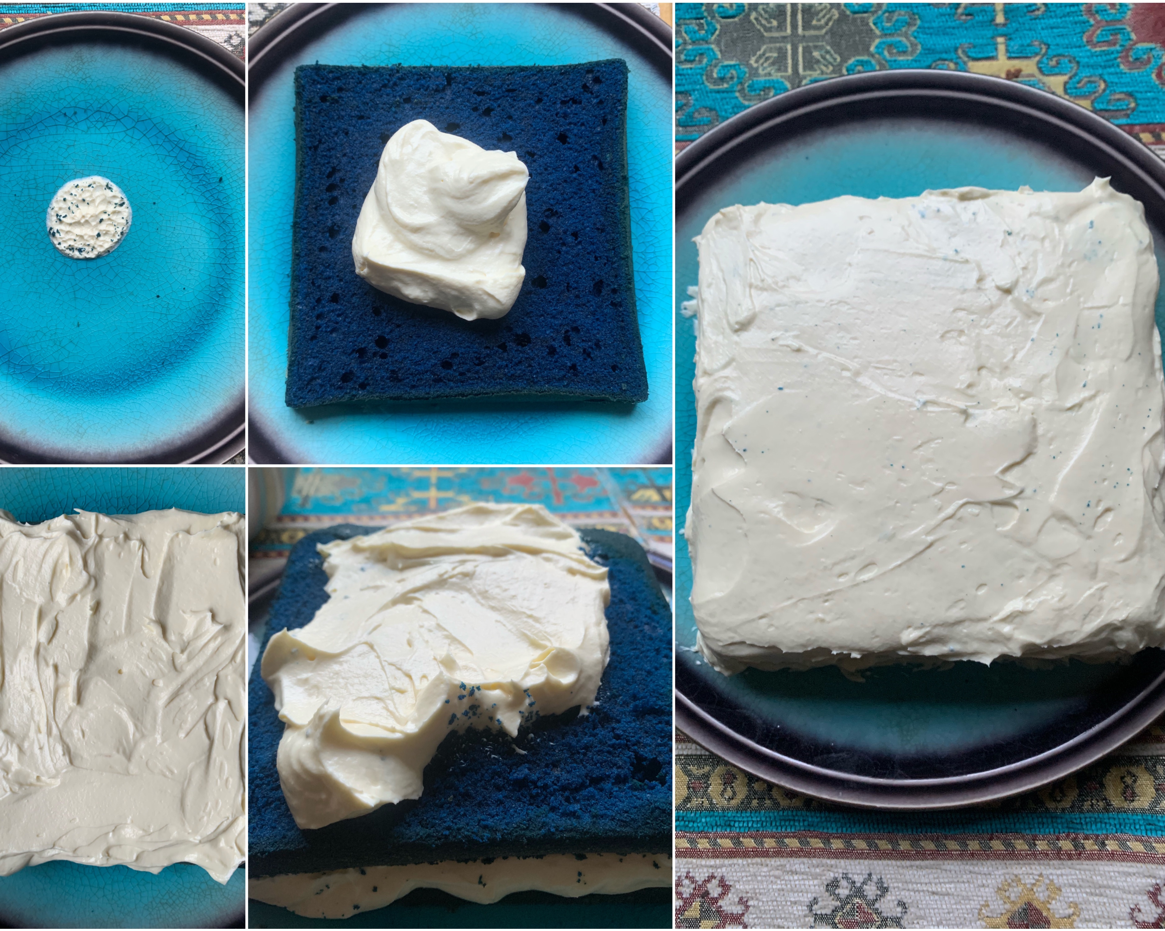 经典蓝丝绒                                   Blue Velvet Cake的做法 步骤16