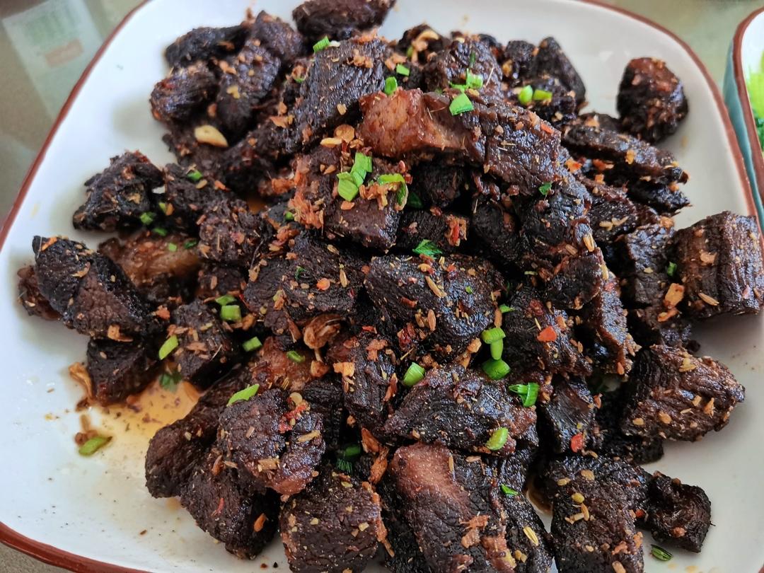 孜然牛肉粒