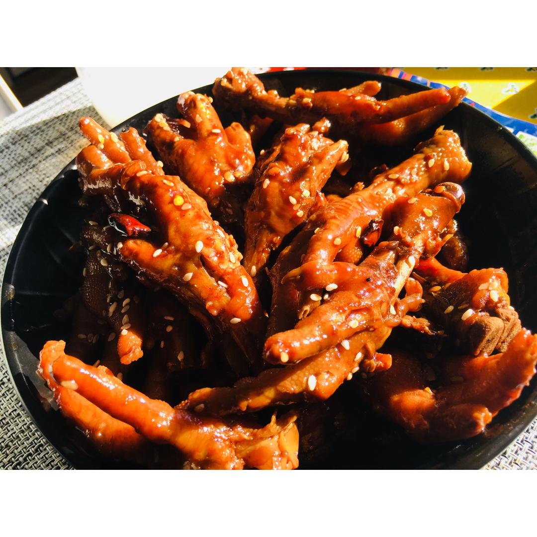 香辣烧鸡爪