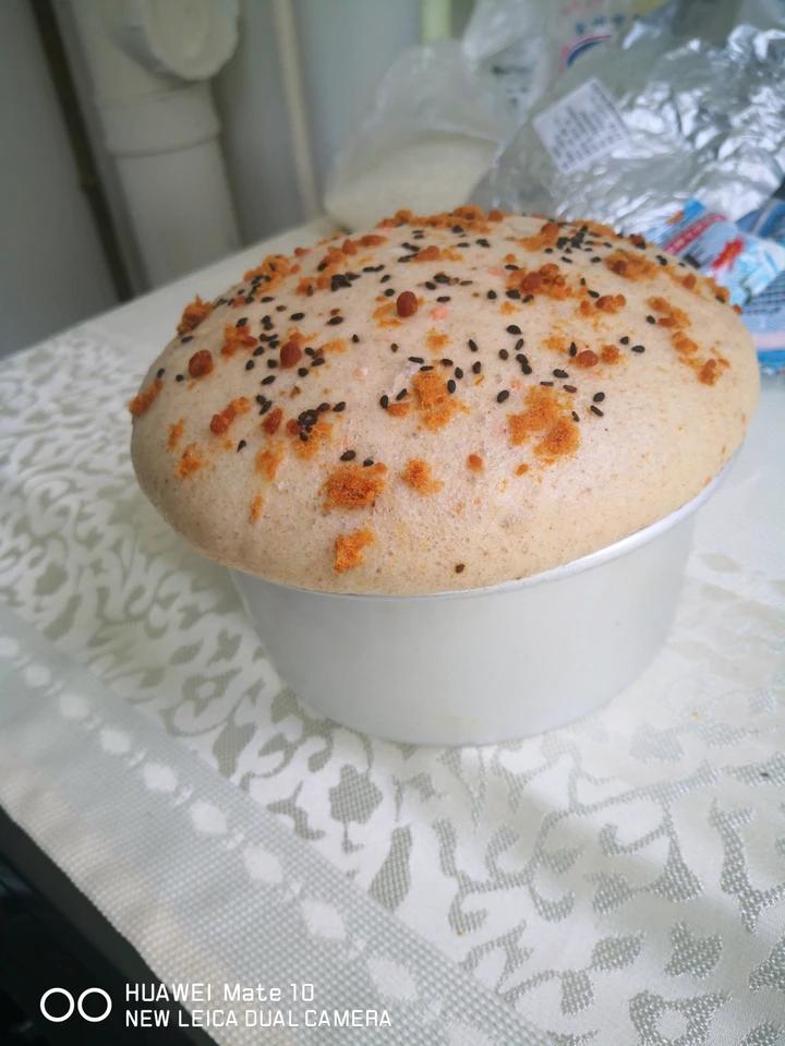 葱香肉松发糕