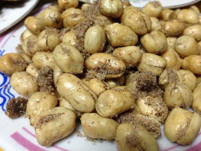 花生粘