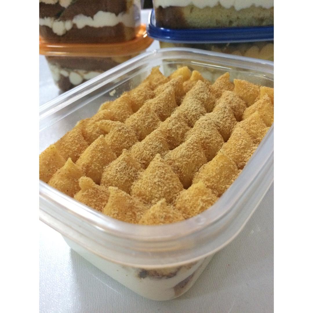 日式豆乳盒子蛋糕