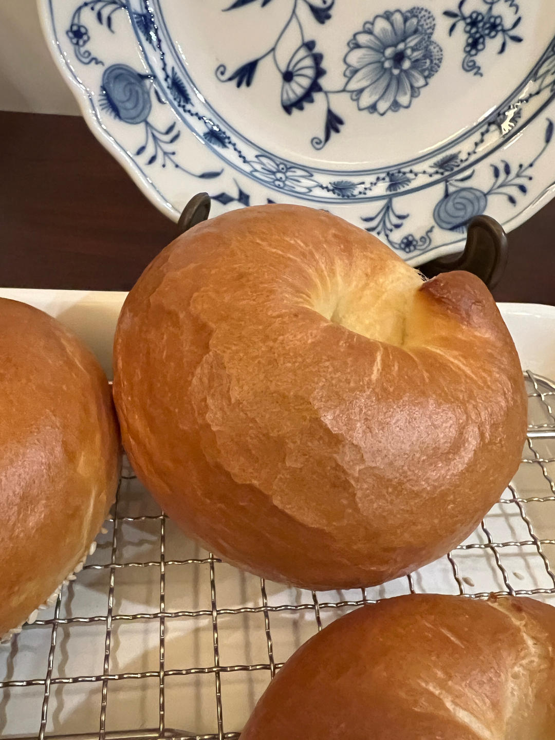 奶盐芝麻贝果🥯超香der～超快手～发酵时间短～超好吃😋