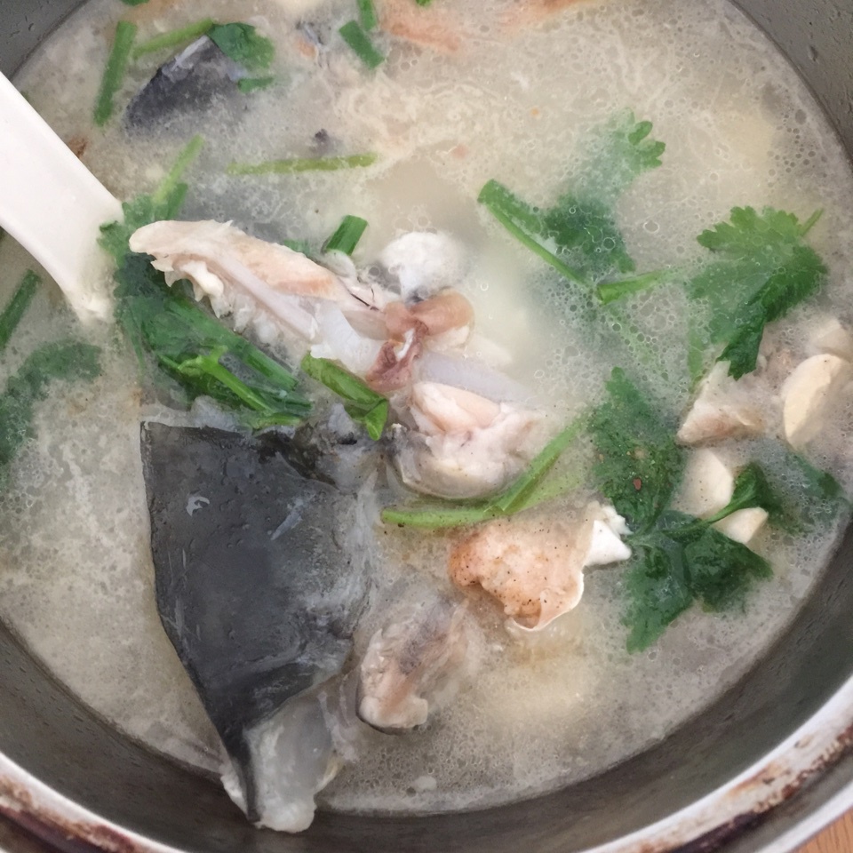 三文鱼头豆腐汤