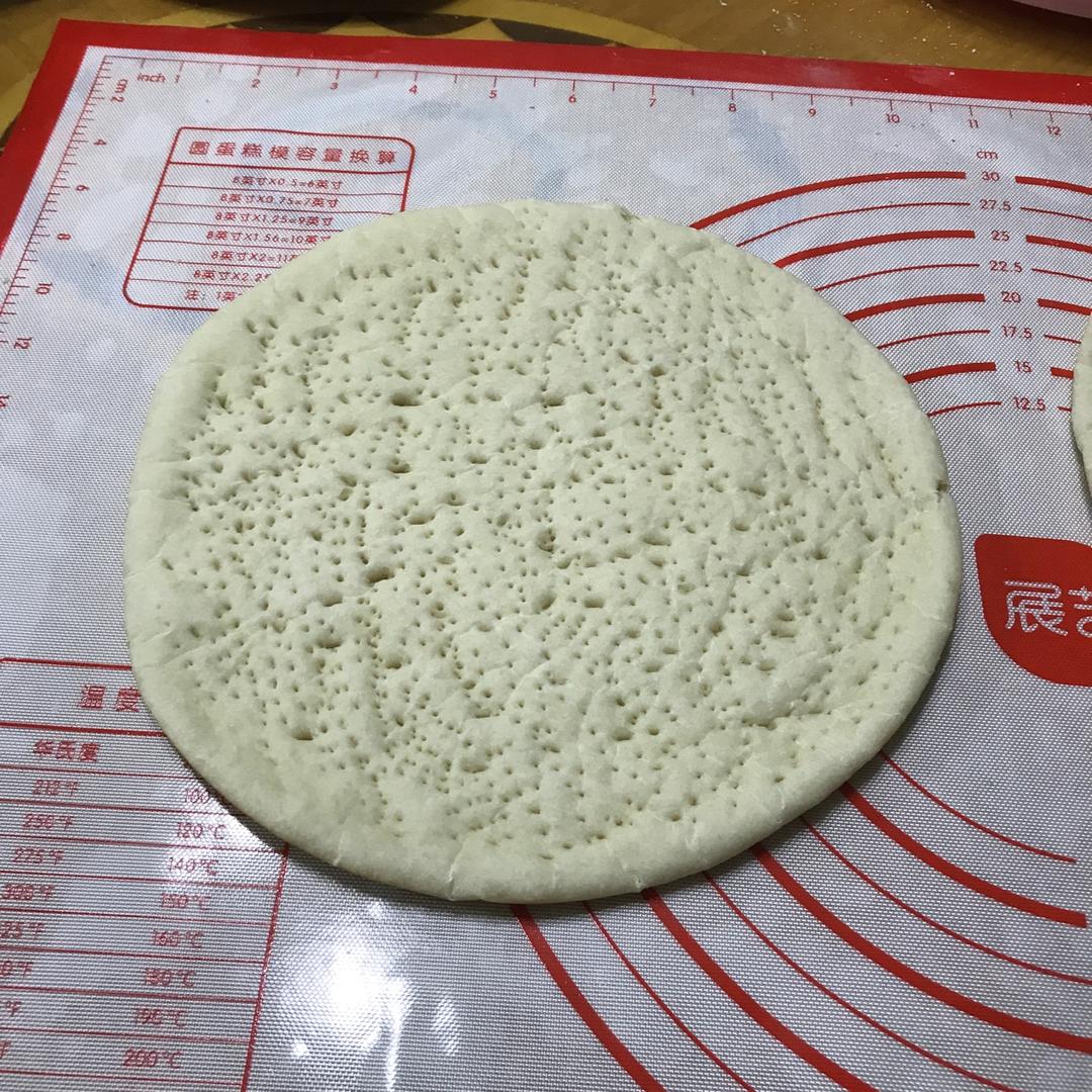 八寸披萨饼皮（四个）制作