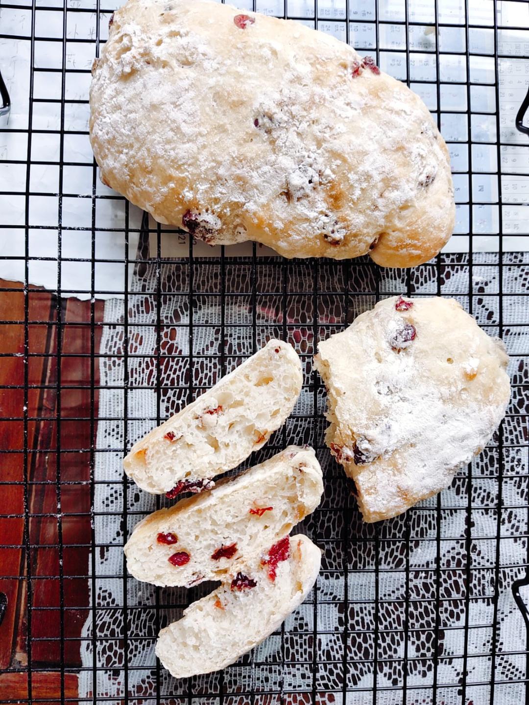 超方便“恰巴塔”意式免揉发酵过夜拖鞋面包（可高中低筋面粉