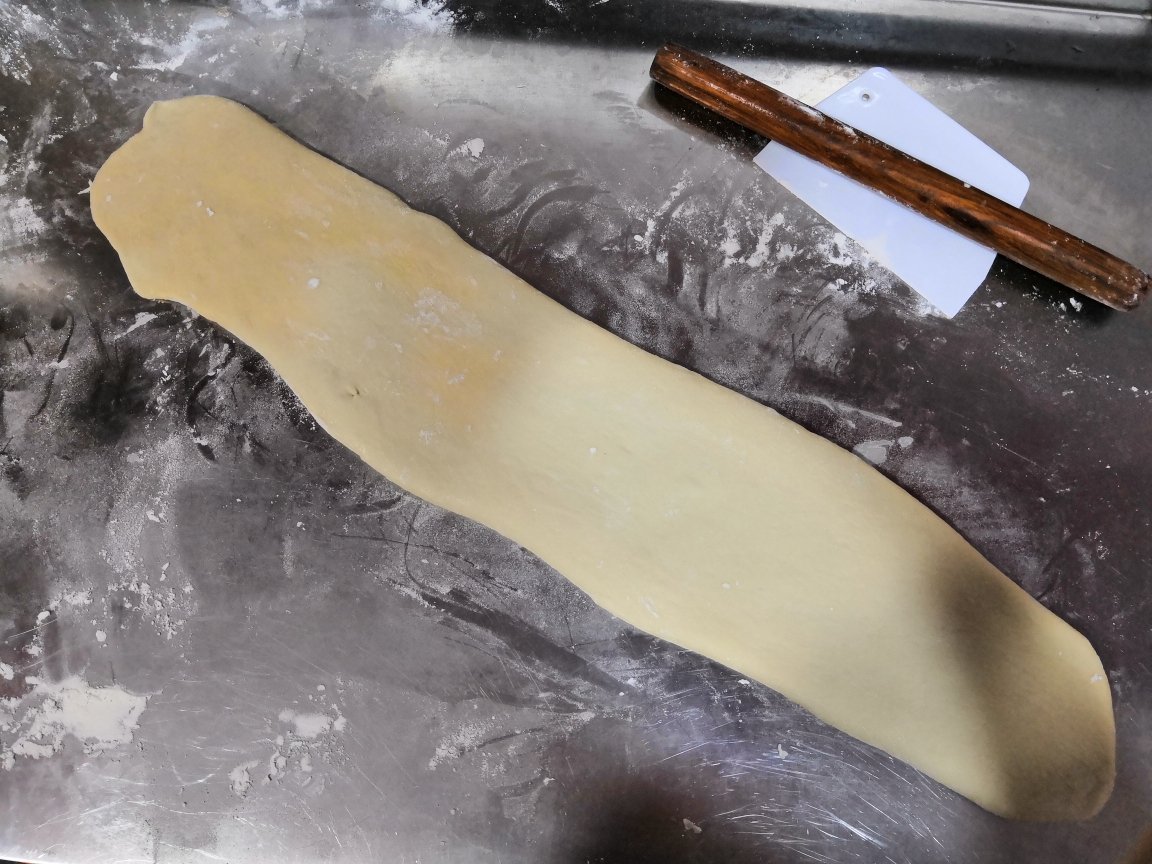 一次性发酵外加猛火🔥烤的好吃肉松包的做法 步骤7