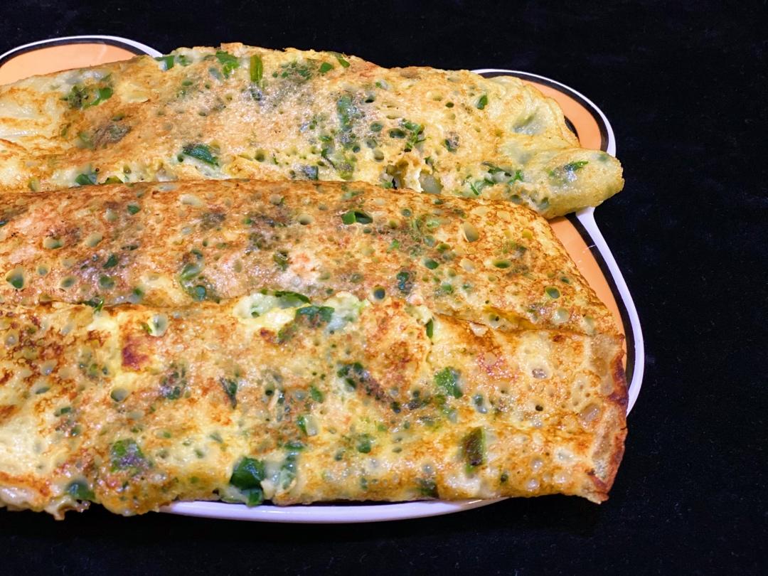 薄皮韭菜饼