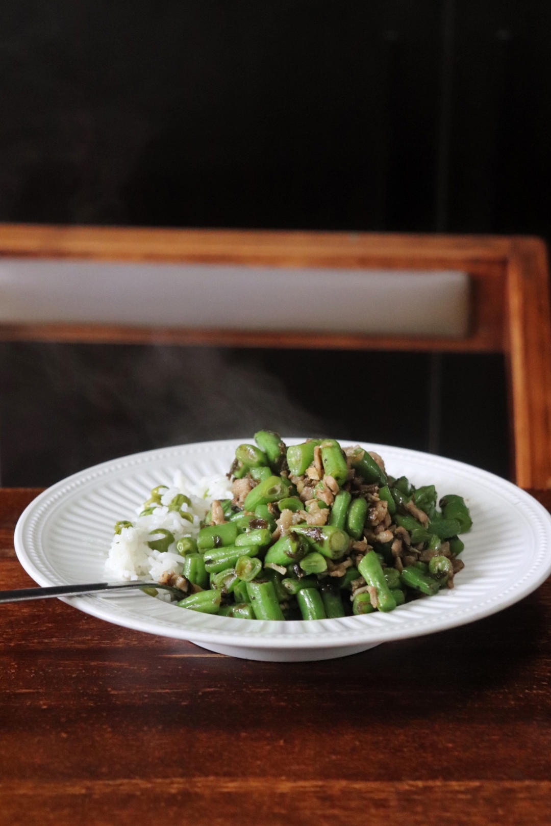 肉沫四季豆橄榄菜