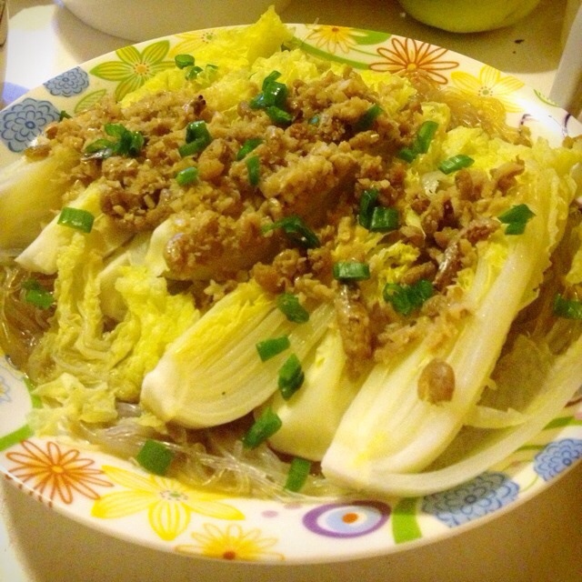 蒜蓉粉丝蒸娃娃菜