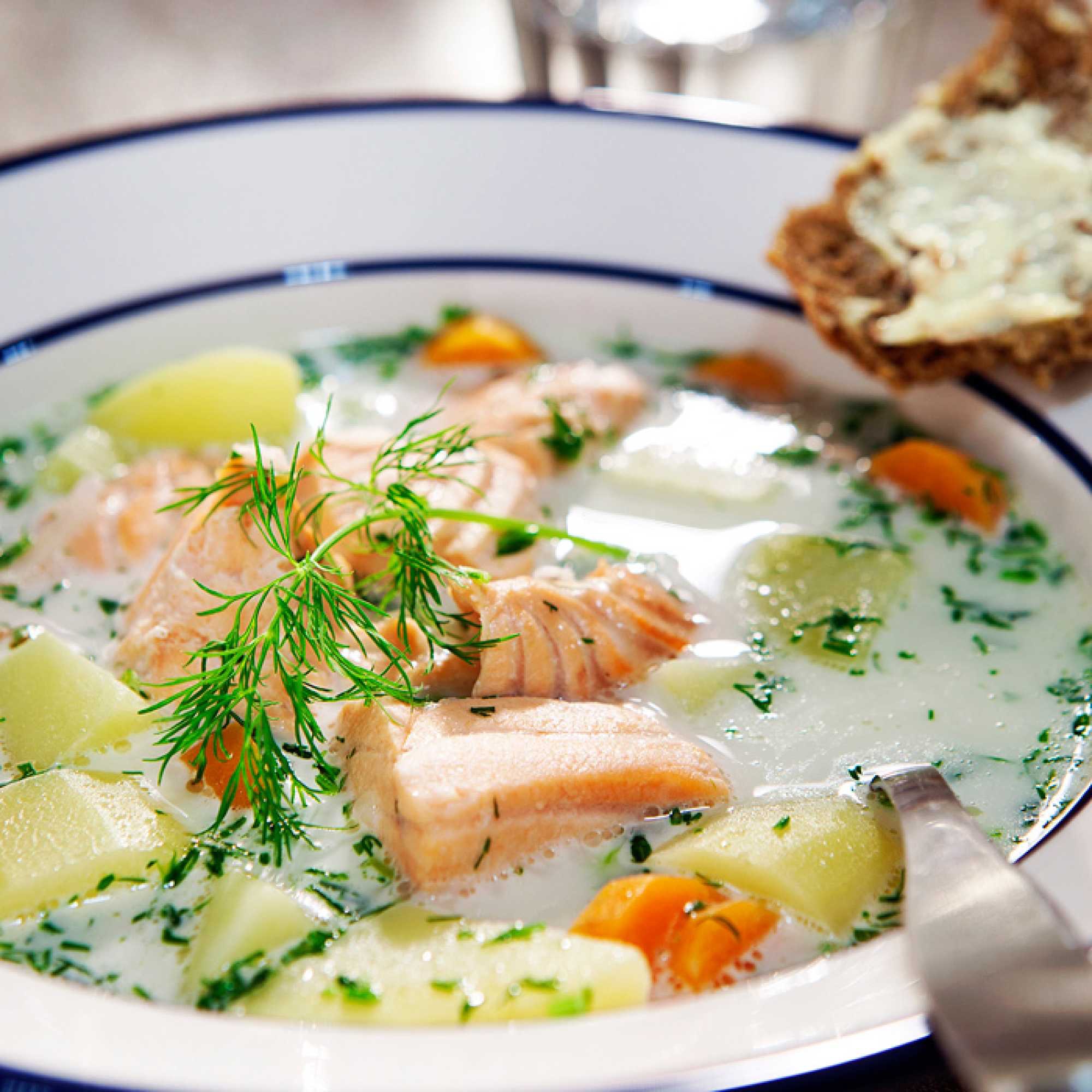 芬兰传统三文鱼汤的做法