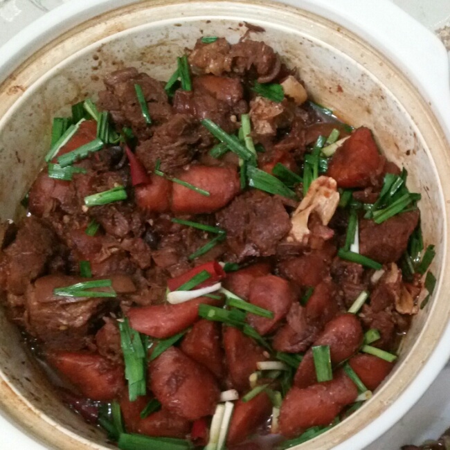 胡萝卜烧羊肉