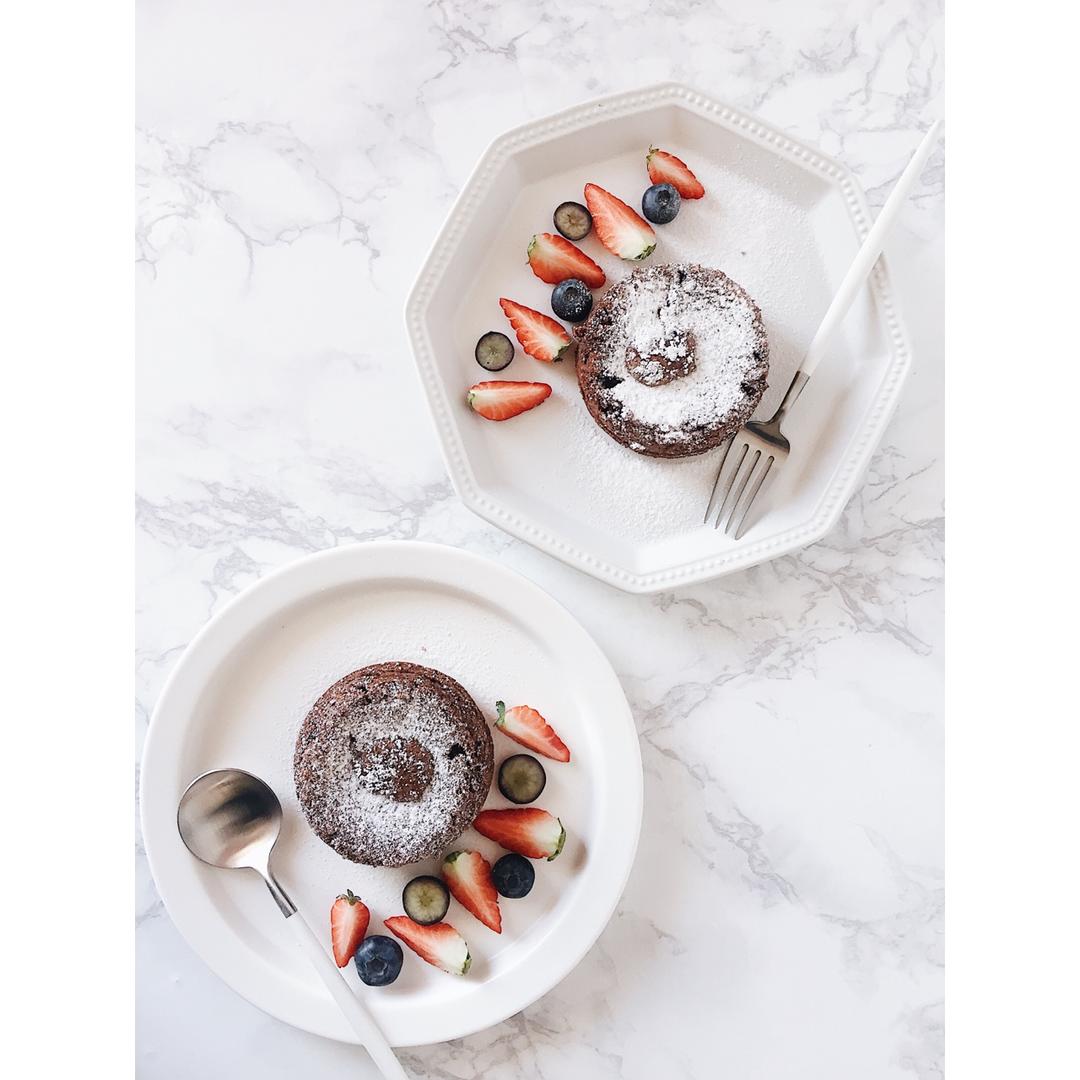 熔岩巧克力蛋糕