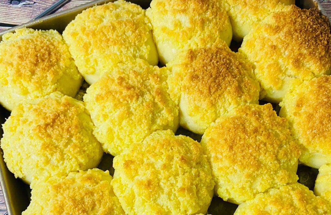 椰蓉酱面包（一次发酵，手残党福音）